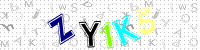 Blue Captcha Image