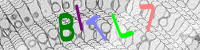 Blue Captcha Image